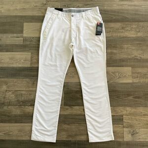 34x32 NWT Under Armour UA Match Play Taper Golf Pants Men’s White 1321704 100